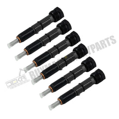 6-Piece Fuel Injector 6736-13-3100 6736133100 for Komatsu SA6D102E-2 Engine buymachineryparts