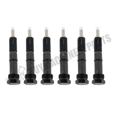 6-Piece Fuel Injector 6736-13-3100 6736133100 for Komatsu SA6D102E-2 Engine