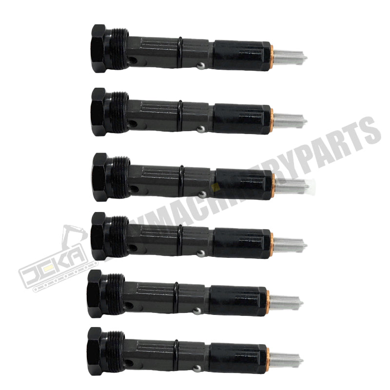 6-Piece Fuel Injector 6736-13-3100 6736133100 for Komatsu SA6D102E-2 Engine buymachineryparts