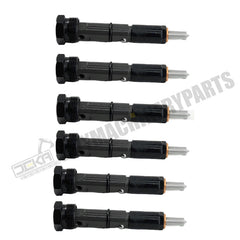 6-Piece Fuel Injector 6736-13-3100 6736133100 for Komatsu SA6D102E-2 Engine buymachineryparts