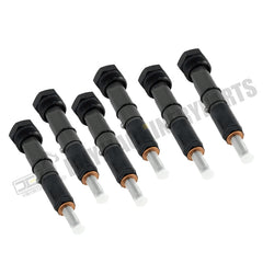 6-Piece Fuel Injector 6736-13-3100 6736133100 for Komatsu SA6D102E-2 Engine buymachineryparts