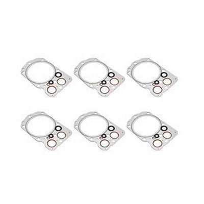 Complete Cylinder Head Gasket Set (6pcs) ME061574 for Mitsubishi 6D22 Engine