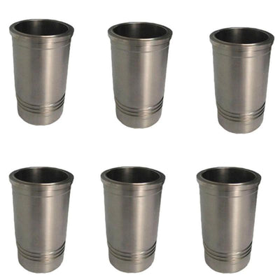 Kit de Camisas de Cilindro de 6 Peças 6150-21-2221/2222 para Motor Komatsu 6D125