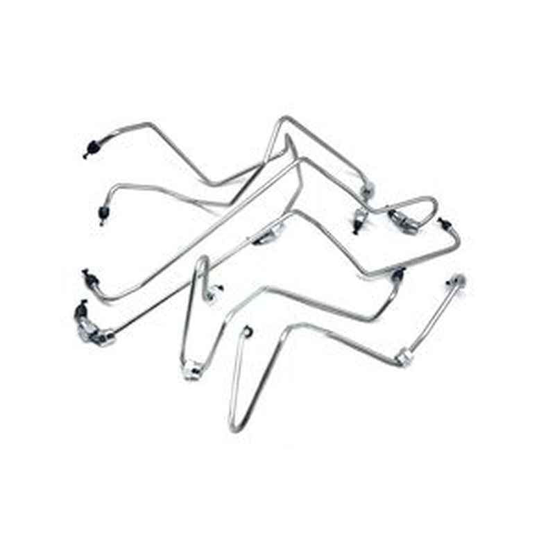 6-Piece Fuel Injection Piping Tube Kit 6221-71-5111/5121 for Komatsu Excavator PC300LC-5