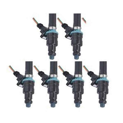 6-Piece Fuel Injector Set 0280150036 A0000783423 for Mercedes-Benz