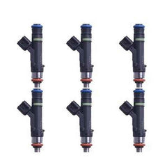 6-Piece Fuel Injector Set 0280158165 12609192 for Volvo Penta & MerCruiser Engines