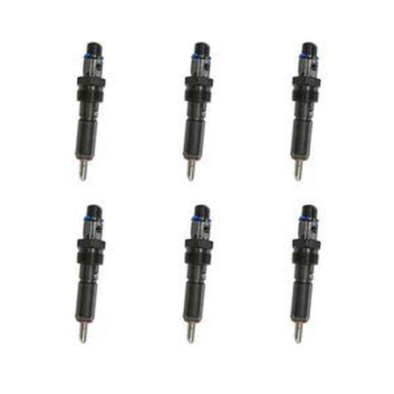 6-Piece Fuel Injector Set 0432131855/3914471 for Cummins 6BT/6BTA 5.9L Engine