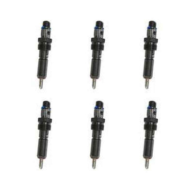 6-Piece Fuel Injector Set 0432131855/3914471 for Cummins 6BT/6BTA 5.9L Engine