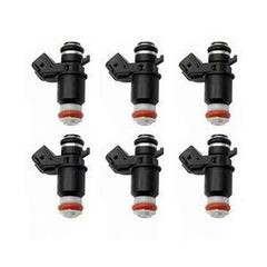 6-Piece Fuel Injector 16450-MCA-013 for Honda Goldwing GL1800 & Silver Wing FSC600A