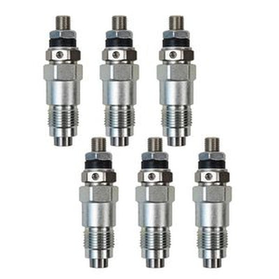 6-Piece Fuel Injector 16600-05E00 for Nissan Bluebird Laurel Patrol Y60 GQ RD28T