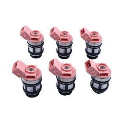6-Piece Fuel Injector 16600-88G10 for Nissan D21 Pathfinder Quest