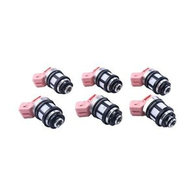 6-Piece Fuel Injector 16600-88G10 for Nissan D21 Pathfinder Quest
