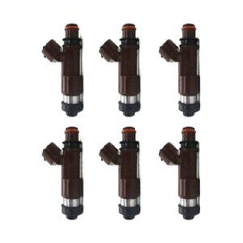 6-Piece Fuel Injector 16611-AA700 for Subaru Legacy Outback Tribeca 3.0L 2005-2009