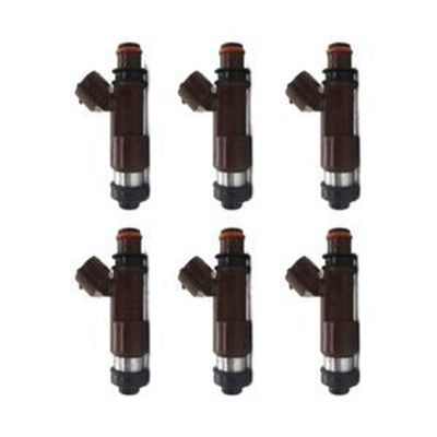 6-Piece Fuel Injector 16611-AA700 for Subaru Legacy Outback Tribeca 3.0L 2005-2009