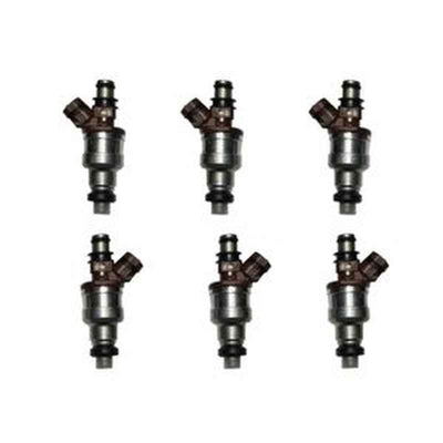 6-Piece Fuel Injector Set 23250-65020 for 1989-1995 Toyota Pickup 4Runner T100 3.0L V6