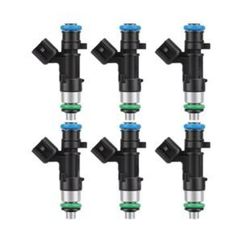 6-Piece Fuel Injector Set 4591986AA RL591986AA for Dodge Chrysler Vehicles