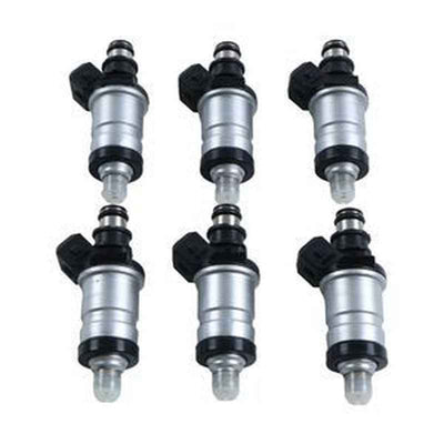 6-Piece Fuel Injector 65L-13761-00-00 for Yamaha OX66 200/225/250HP Outboard