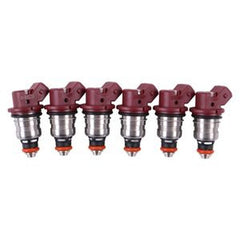 6-Piece Fuel Injector Set 75-90-115-200-225 Mercury Outboard Engines