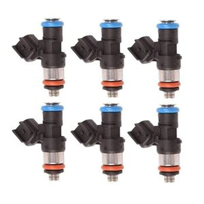 6-Piece Fuel Injector Set BR3Z-9F593-B 0280158191 for Ford F-150 Explorer 3.5L