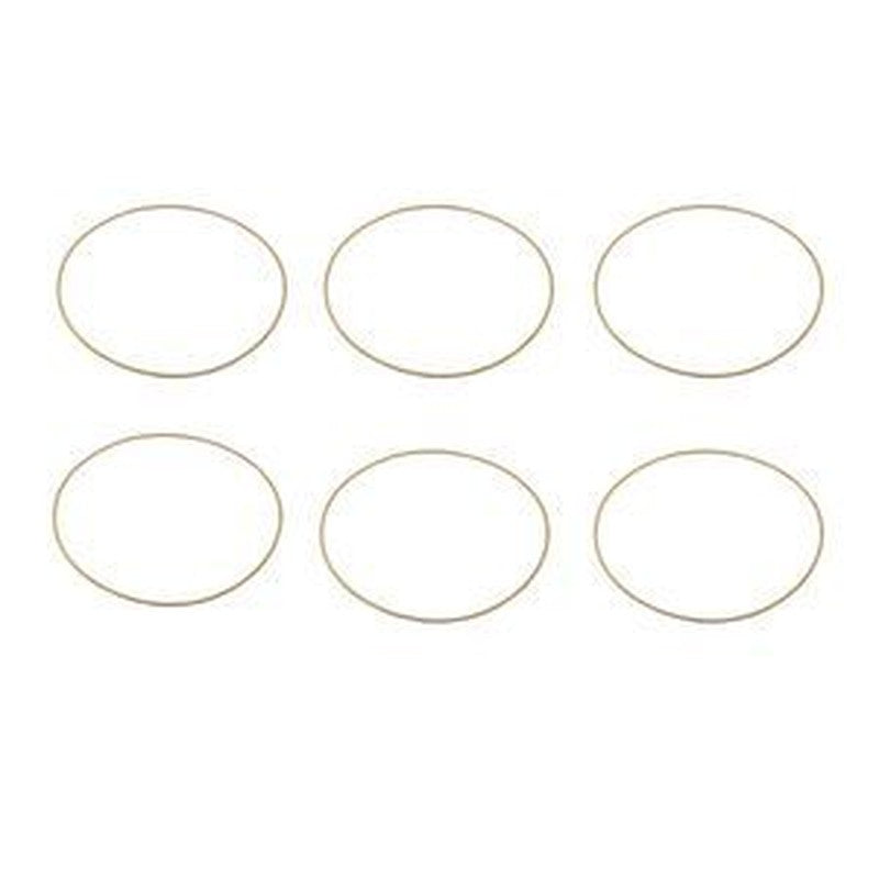6-Piece Liner Seal Ring 3054948 for Cummins G855/NTA855A/N14 Engines & Doosan/John Deere Loaders