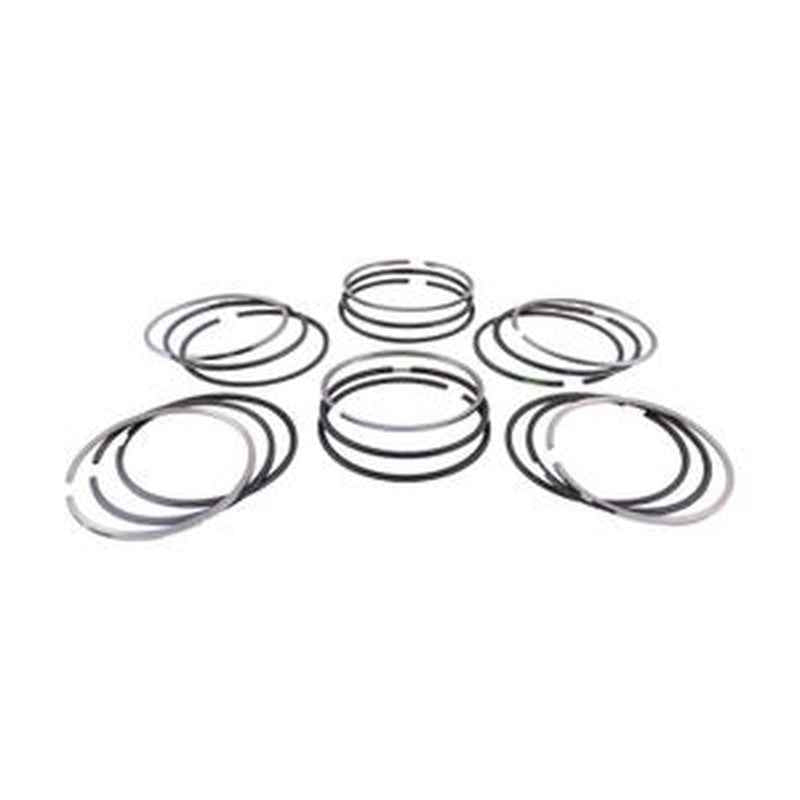 2996844 6 Sets Piston Ring Kit 4089644 for Cummins ISC/ISL9/QSB3.3/QSL9 Engine ...