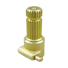 PTO Extender Adaptor 1-3/8" 6-Spline Female × 1-3/8" 21-Spline Male,70HP Tractor Shaft Adapter Link Quick Connect Push-Pin,Hardened Alloy Steel