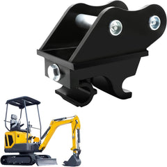Mini Excavator Quick Coupler 25mm 0.8-3 Ton - Alloy Steel Quick Hitch for Bucket Swap (Universal Fit)