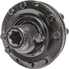 Tractor PTO Slip Clutch 1-3/8" x 6-Spline Both Ends, Adjustable Friction Clutch 30-50 HP 900 Nm for Rotary Cutter PTO Driveline