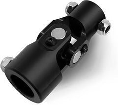 1"-48 Spline X 3/4" DD Black Steering Universal Joint Single U Joint Shaft,Total Length: 96mm (3-3/4")