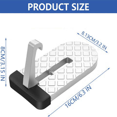 Car Door Step,Folding Aluminum Alloy Step,Universal Fit Roof Access,Fits All SUV/Truck/Car Door Latches(Silver-2PCS)