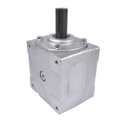 40 HP Right Angle Bevel Gearbox 1:1 CW/CW with 1" Keyed Shaft, 4-1/4" Square Bolt Pattern, 1800 RPM Max - Replacement for Live PTO, Auger & Conveyor Right-Angle Drives