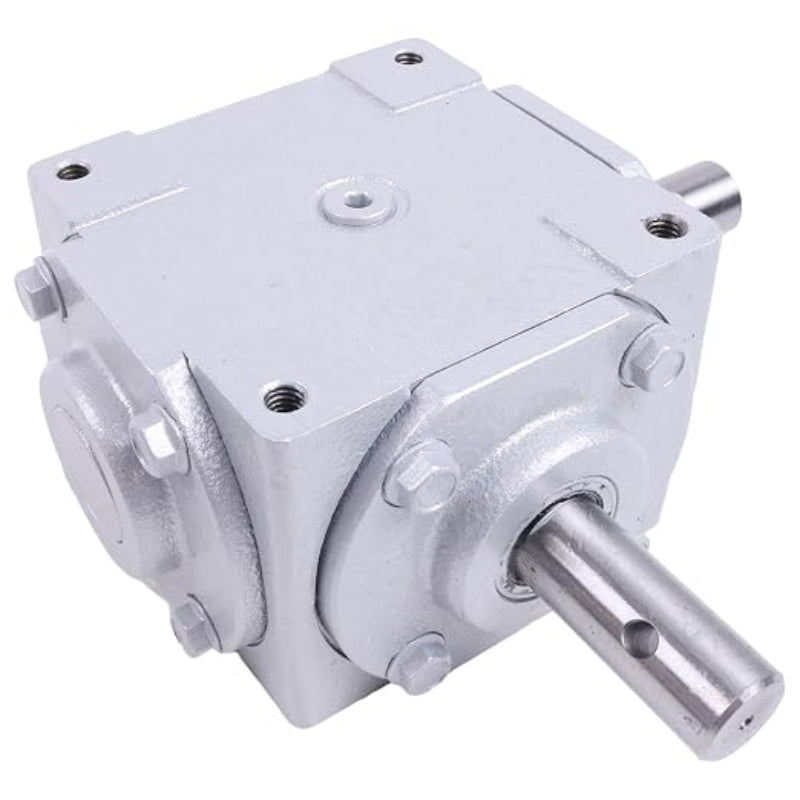 Post Hole Digger Gearbox,40 HP Right Angle Bevel Gearbox with Crosshole & Keyed Shaft