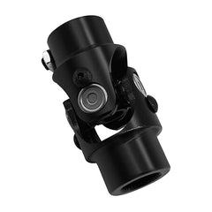 13/16"-36 Spline x 3/4" DD Single Black Steering Shaft Universal U-Joint, Total Length: 83mm (3-1/4")