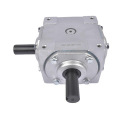 40 HP Right Angle Bevel Gearbox 1:1 CW/CW with 1" Keyed Shaft, 4-1/4" Square Bolt Pattern, 1800 RPM Max - Replacement for Live PTO, Auger & Conveyor Right-Angle Drives