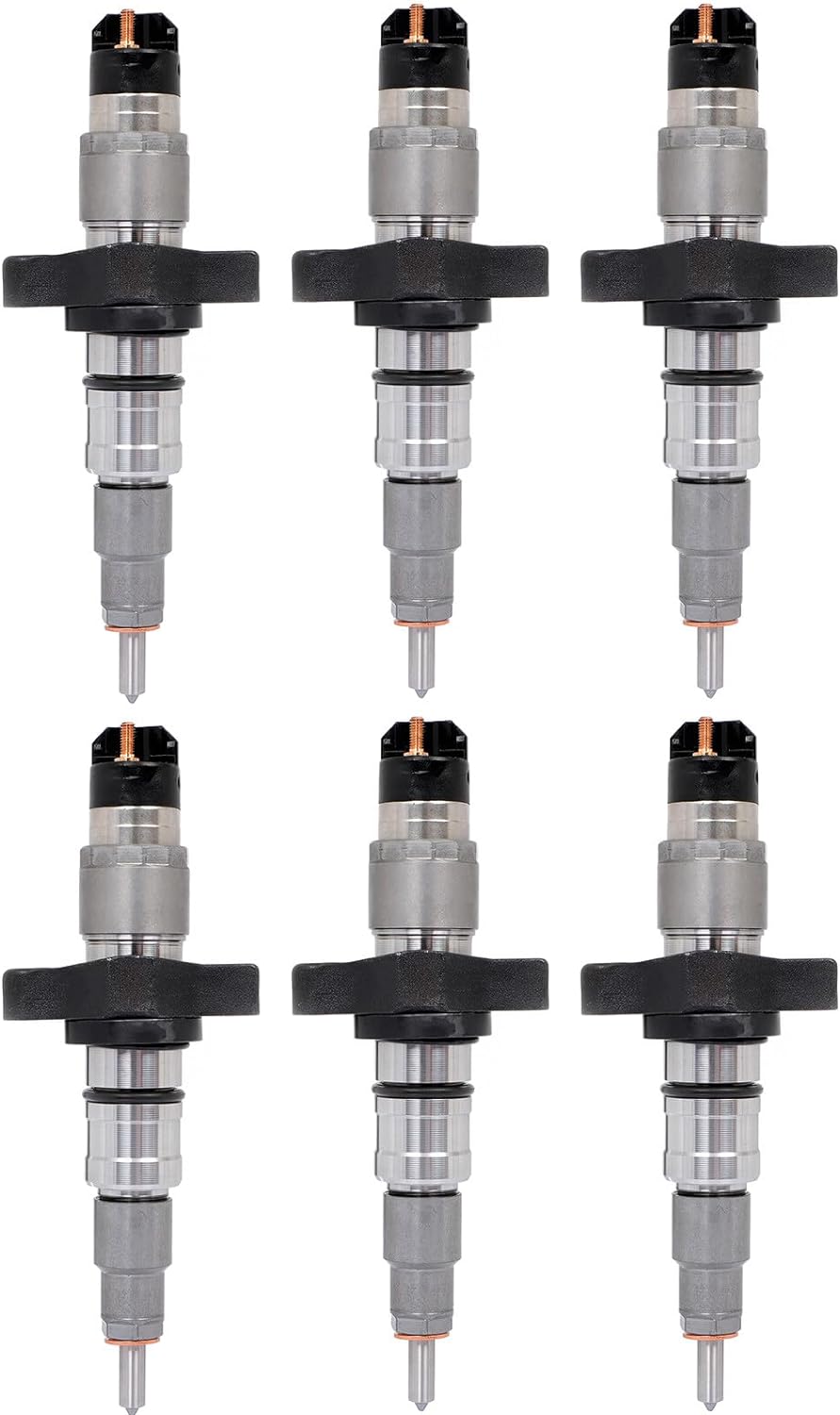 6PCS Injectors Set 445120255 for Cummins Dodge Ram 2500 3500 03-04.5 2003-2004.5 5.9 305HP