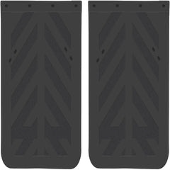 24x30 Inch Rubber Mud Flaps for Semi Trucks & Tractors - 2 Pcs Universal Heavy Duty Mudflap Set, Black (1/4" Thick)