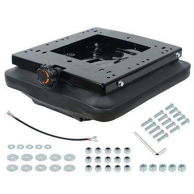 Universal Seat Suspension Kit for Tractor Mower Forklift Skid Steer,Mechanical Shock-Absorbing Seat Base,Adjustable Height & Ride,Heavy Duty