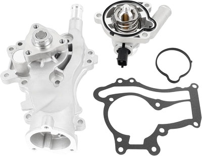 Water Pump & Thermostat Kit Fit for 2011-2016 Chevy Cruze 1.4L Turbo, 2013-2020 Buick Encore, 2012-2020 Sonic, 2013-2020 Trax, Replaces AW6662 25192709 55565336 902808 34709 buymachineryparts