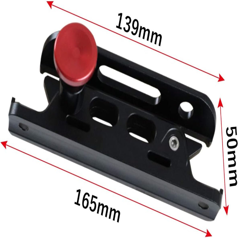 Quick Release Aluminum Roll Bar Fire Extinguisher Mount,6061-T6 Billet Aluminum,Fits Jeep Wrangler Gladiator Bronco UTV Polaris RZR Can-Am,1-10Lb (8 Clamps)