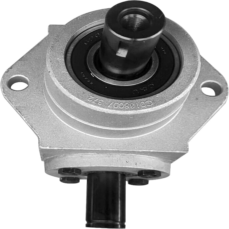 Mower Deck Gearbox 390024 CCW Right Angle Replacement for Grasshopper Front-Mount Commercial Mowers 44/48/52/61" Decks 1984-2003,Cast Iron Bevel Gearbox