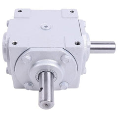Post Hole Digger Gearbox,40 HP Right Angle Bevel Gearbox with Crosshole & Keyed Shaft
