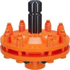 PTO Slip Clutch Assembly 1-3/8" 6-Spline Friction Slip Clutch for Rotary Cutter Brush Cutter Mower,Overload Torque Protection for Tractor PTO Driveline