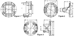 2-2-1679 Flange Yoke 1310 Toyota Series  4 x .406" Drilled Holes For Dana Spicer buymachineryparts