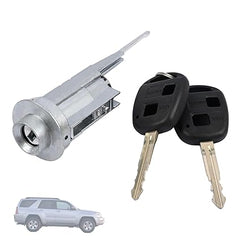 Ignition Lock Cylinder Switch with 2 Keys Compatible with Toyota Sequoia 2001-2007/ Tundra 2003-2006/ Fj Cruiser 2007-2014 and More, Replace 89703-33070 69052-34040