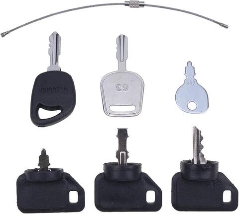 6 Keys 09287000 GY20680 140401 430-009 for John Deere AYP Husqvarna To ...