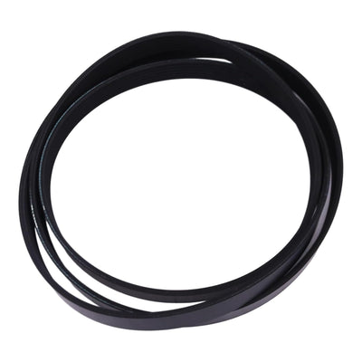 Correa trapezoidal 6PK2195, 5 canales, 2195 mm de largo x 21 mm de ancho x 5 mm de espesor, correa serpentina de polietileno de alta densidad (EPDM).