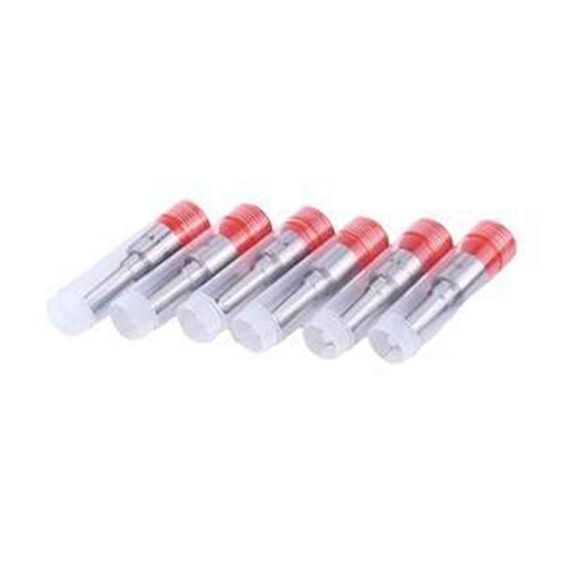 6-Piece Common Rail Fuel Injector Nozzle Set DSLA128P5510 for Cummins & Komatsu Engines