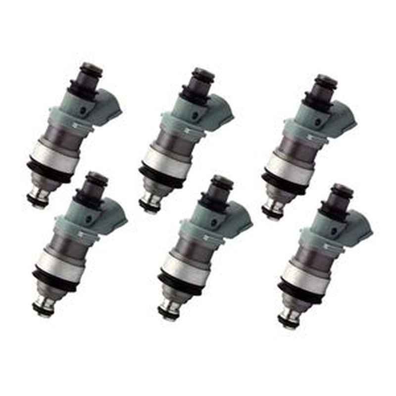 6-Piece Fuel Injector 23209-62030 for 1992-1999 Toyota 4Runner Camry T100