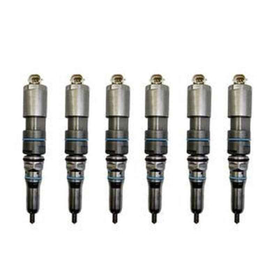 6-Piece Fuel Injector Set 456-3645 20R-5076 for Caterpillar CAT Engines