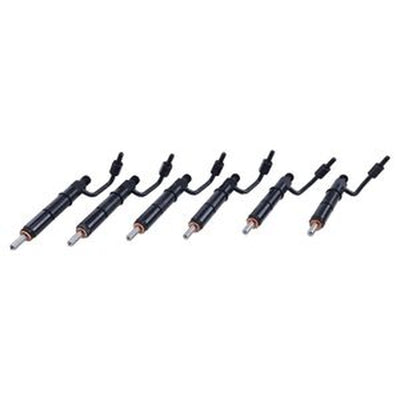 6-Piece Fuel Injector 51-7706 for Caterpillar CAT 3064/3066 Excavator E312B/320B/E320B